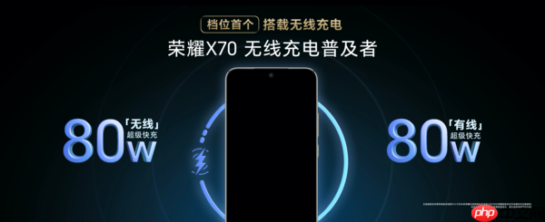 荣耀X70售价1399元起,携防弹衣架构+满级防水上市