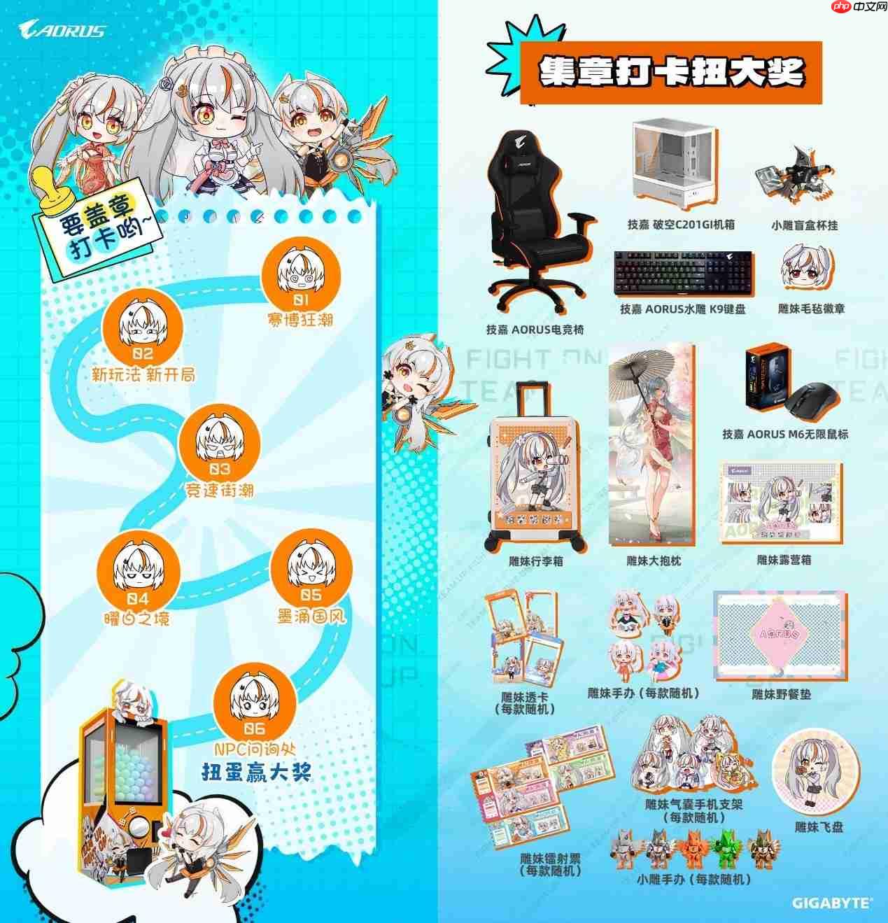 BW2025狂欢盛典,技嘉AORUS展台玩法终极揭秘