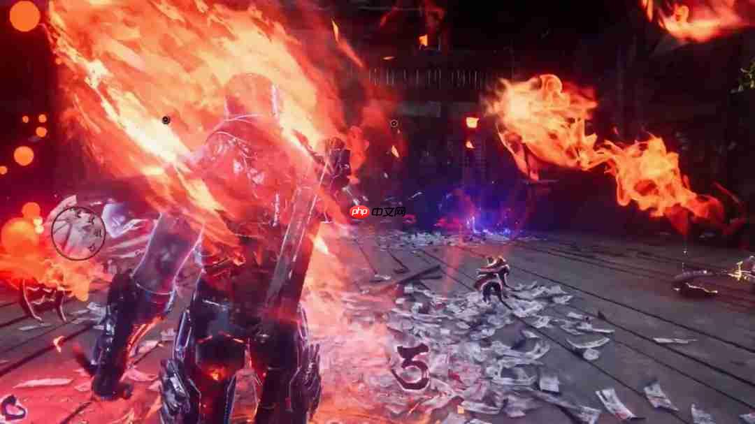 《忍者龙剑传4》隼龙新实机 火炎龙战斗效果展示