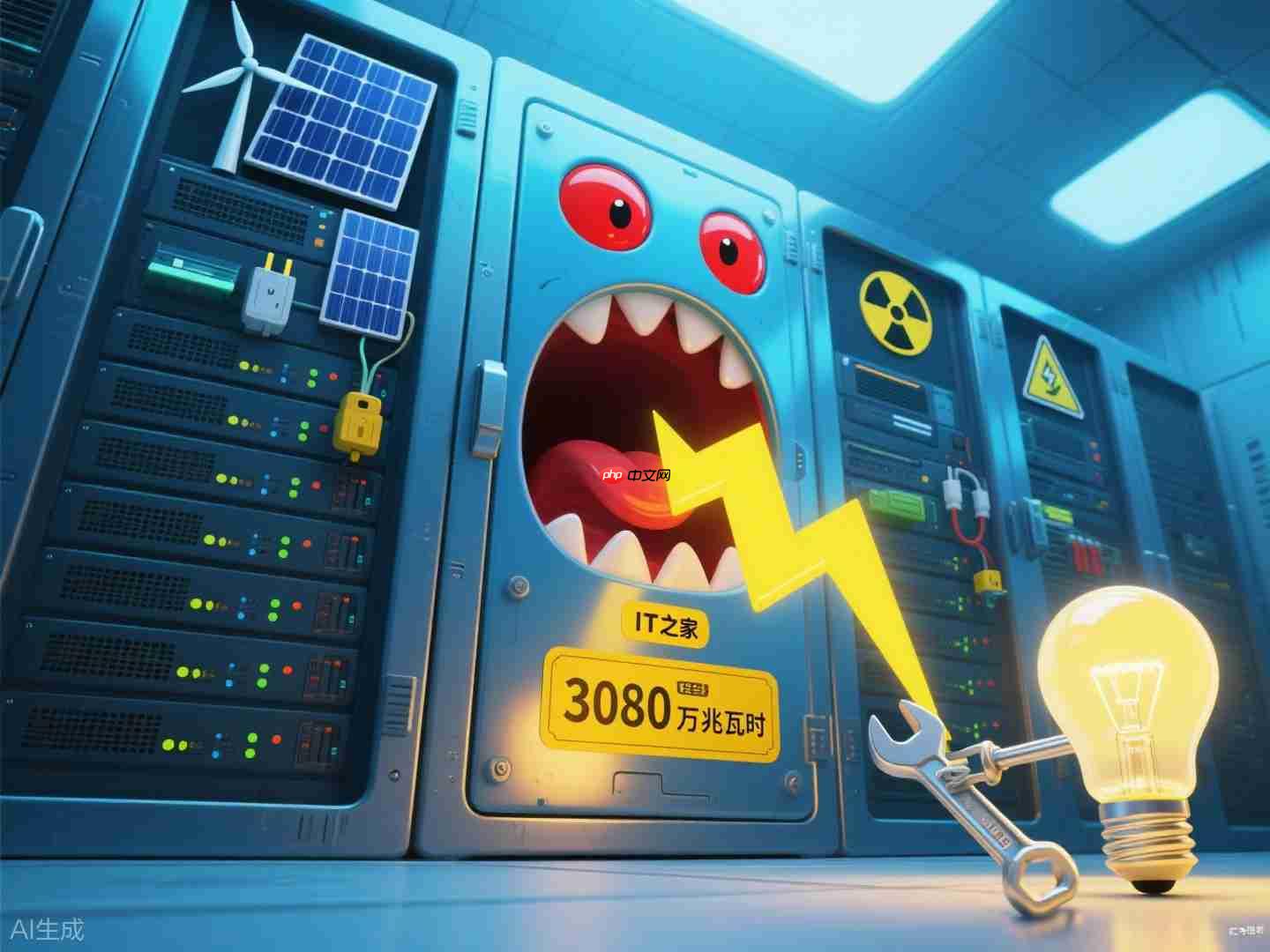 谷歌数据中心电力消耗四年翻番,碳中和目标面临严峻挑战