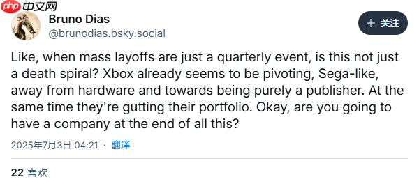 浪费人才!多名游戏开发者痛批微软最新裁员