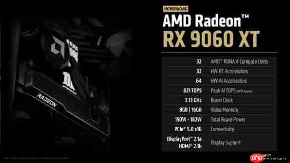 AMD 9060XT 16GB 跑分泄露!性能竟逊于7700 XT!