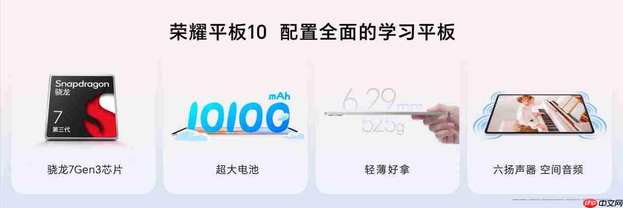放心看 放心学,荣耀平板10掀起AI学习平板体验新风潮