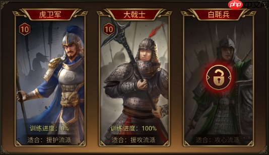 群雄时代白毦兵终极指南:刘备禁卫军的战场统治力