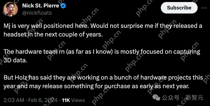 苹果Vision Pro硬件大佬被挖角，Midjourney布局VR头显？未来将发布AI生成3D世界引擎