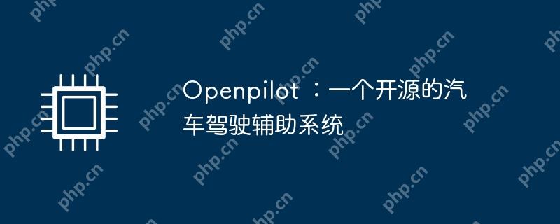 Openpilot，开源汽车驾驶辅助系统介绍