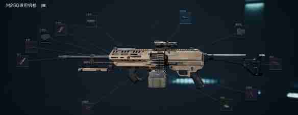 三角洲行动M250机枪改装全攻略 满配战神与高性价比方案任选