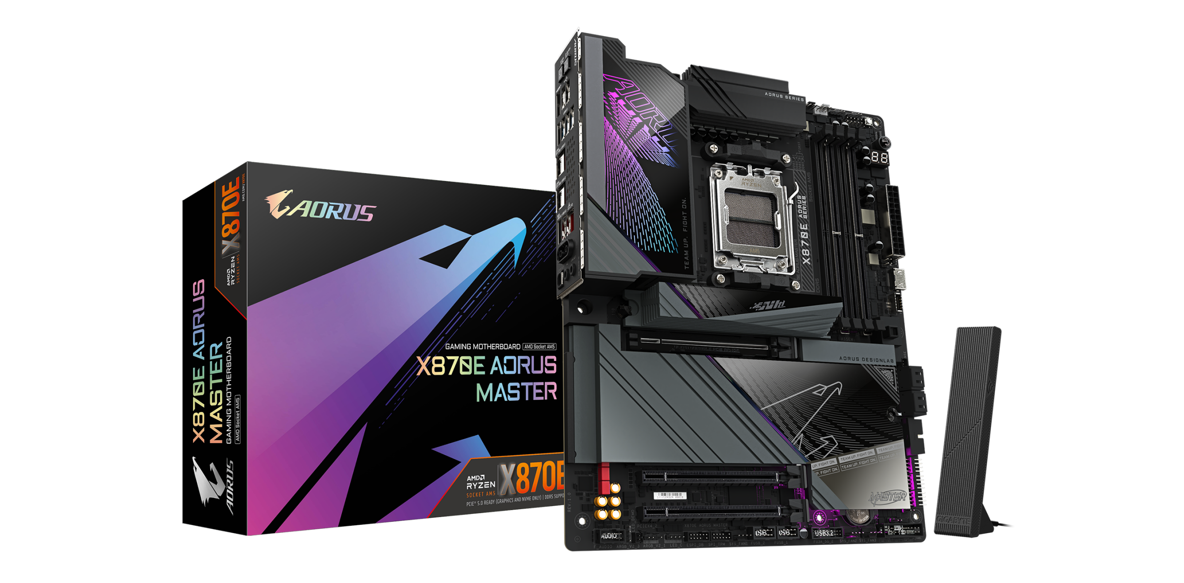 生产利器:技嘉X870E AORUS MASTER与9950X3D完美结合