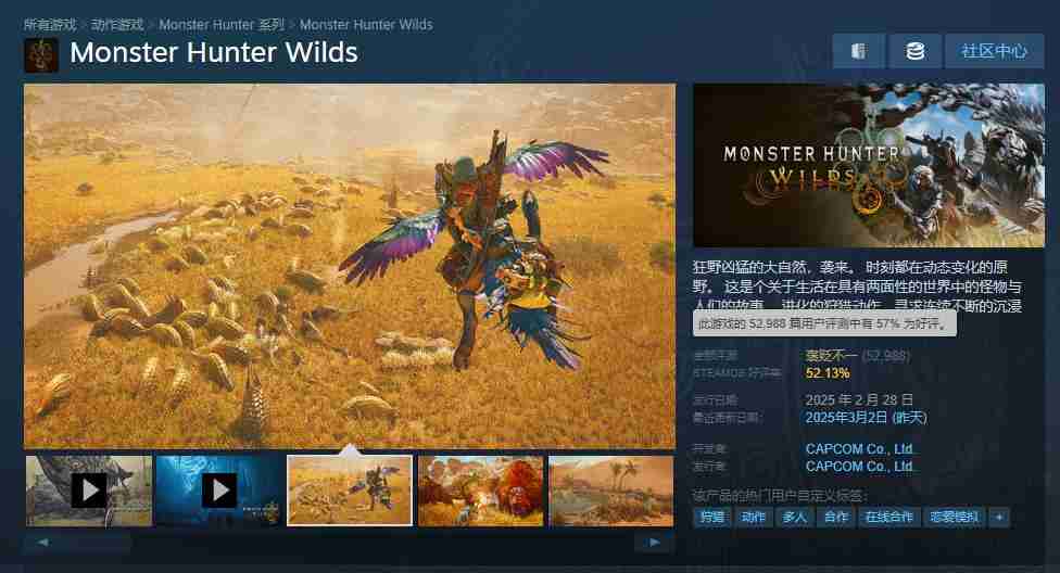 怪物猎人:荒野:突破百万在线却遭遇性能危机