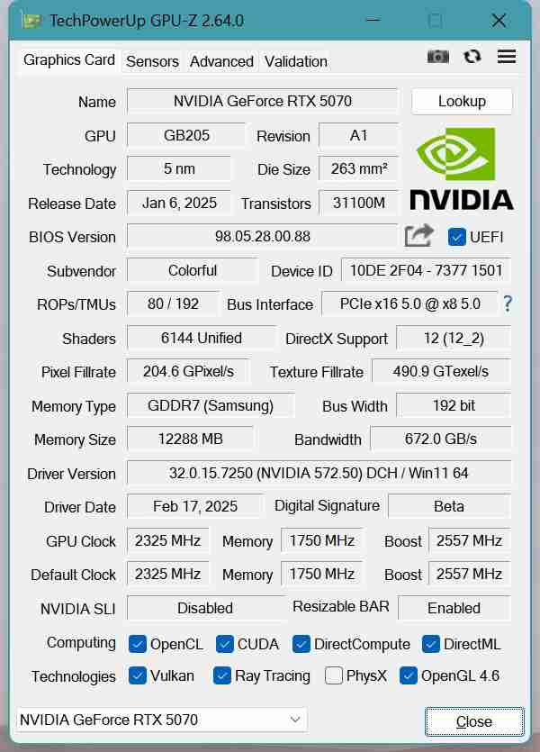 主流玩家再一次狂欢:七彩虹iGame GeForce RTX 5070 Ultra W OC 12GB评测