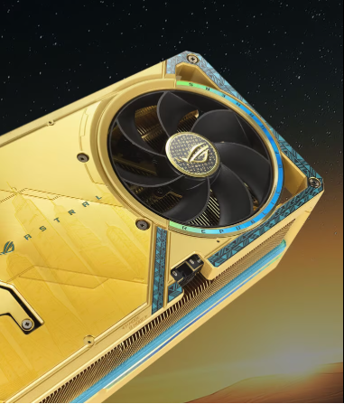 惊叹迪拜钞能力!华硕推中东特供金色版RTX 5090显卡