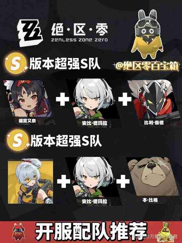 《绝区零》强力队伍搭配方式推荐