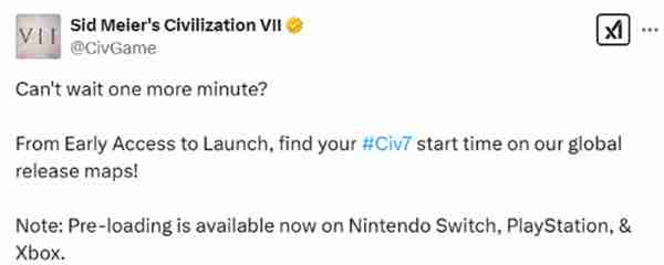 《文明7》开启预载!豪华版2月6日下午即可开玩