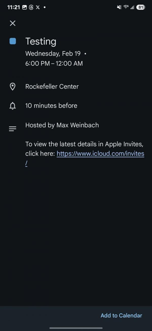 苹果Invites应用跨平台体验,安卓用户实测报告