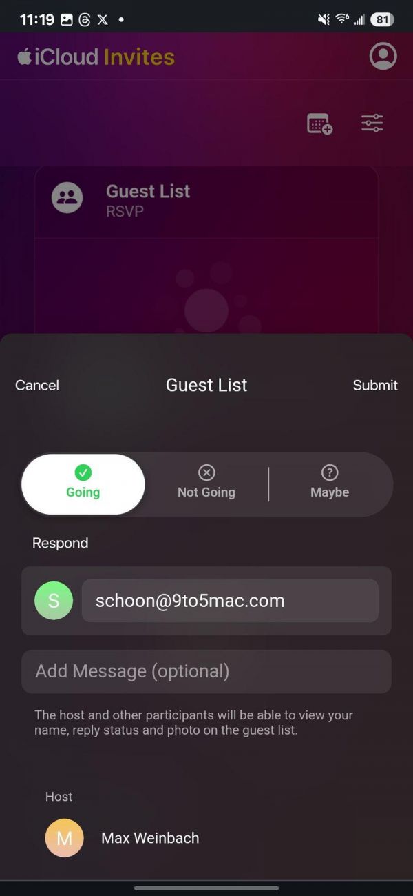 苹果Invites应用跨平台体验,安卓用户实测报告