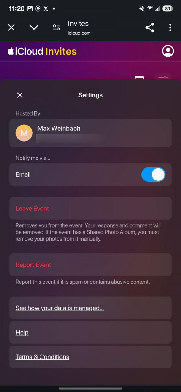 苹果Invites应用跨平台体验,安卓用户实测报告