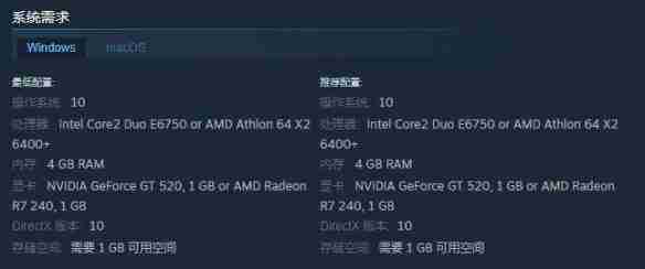 steam热游《谢天谢地你来了》配置要求