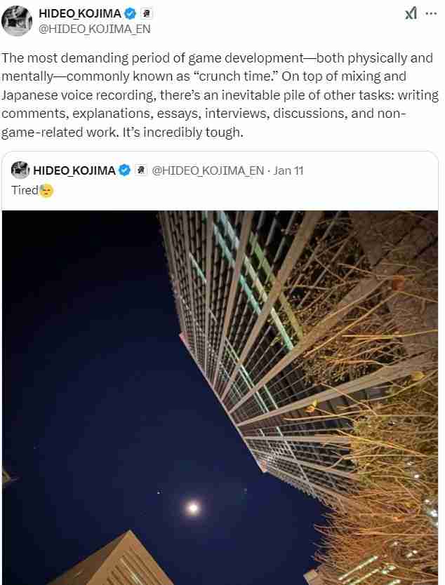 死亡搁浅2冲刺阶段:小岛秀夫与时间赛跑,向经典致敬!