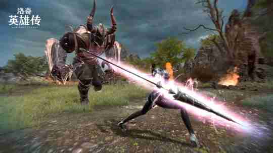 圣枪女骑士!《洛奇英雄传》新角色“内文”技能姿态欣赏!