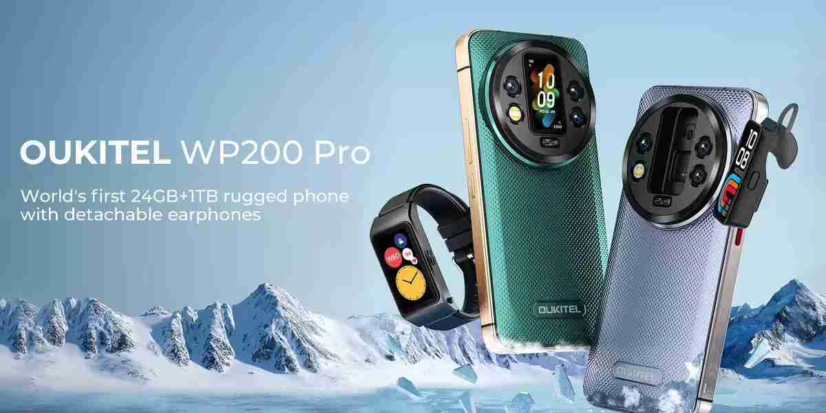 Oukitel发布多款三防手机：WP200 Pro内置可拆卸带屏蓝牙耳机