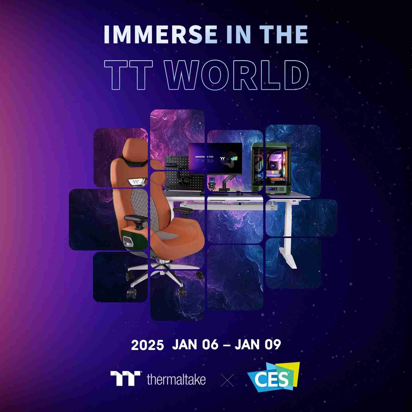 曜越预告 CES 2025 发布系列硬件与外设新品