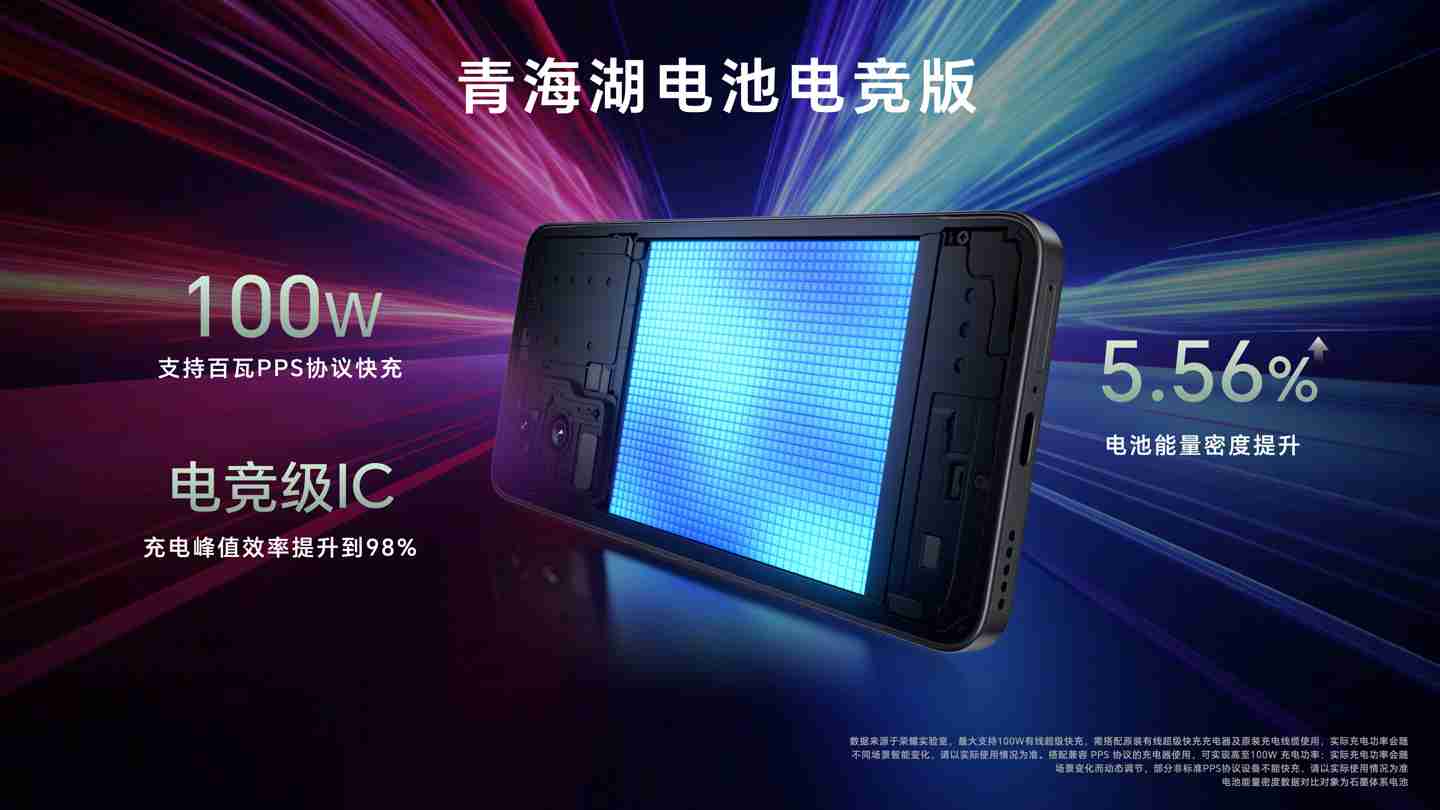 荣耀 GT 手机搭载第三代骁龙 8 处理器,配备 NFC、红外遥控、X 轴线性马达等