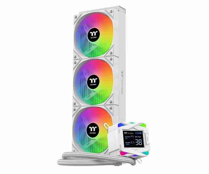 曜越推出钢影 Ultra / PRO 360 带屏一体式水冷散热器,提供黑白双色