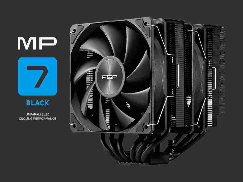 全汉推出 MP7 风冷散热器:预装双 12025 风扇,ARGB / Black 双版本