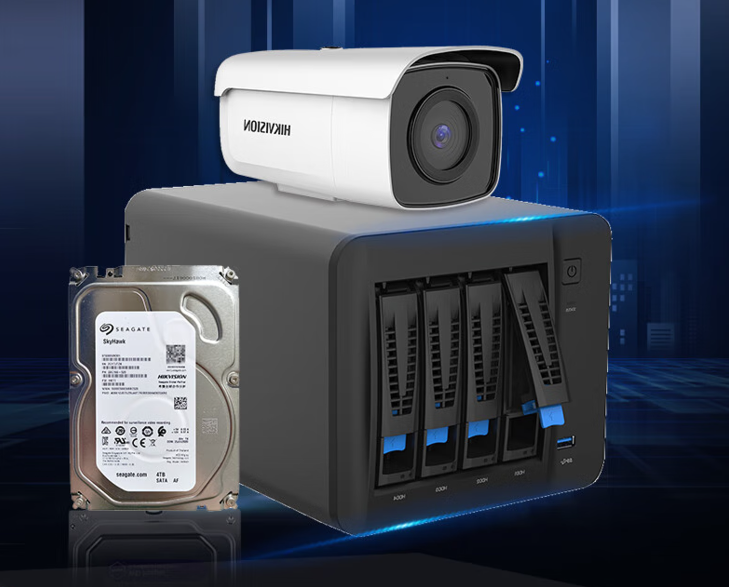 政府补贴 108 元:希捷海康 SkyHawk 酷鹰硬盘 4TB 399 元补货