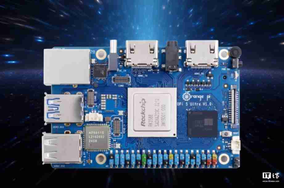 香橙派推出 OrangePi 5 Ultra 开发板:全新 LPDDR 5 内存标准,新增 HDMI 输入接口