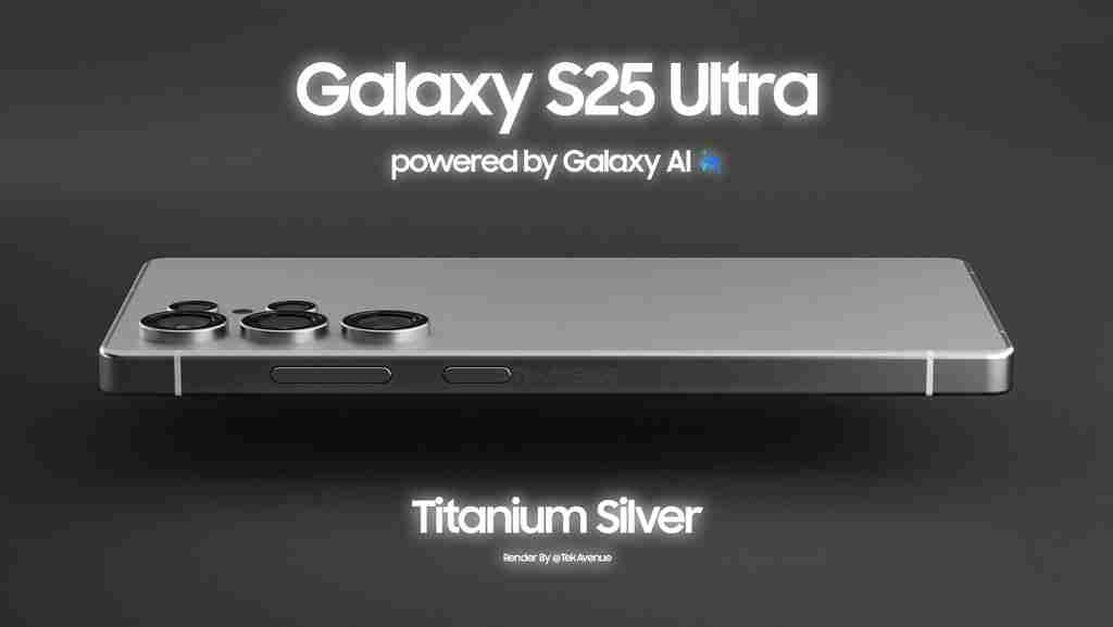 三星 Galaxy S25 Ultra 手机渲染图再曝光，钛蓝色惊艳亮相