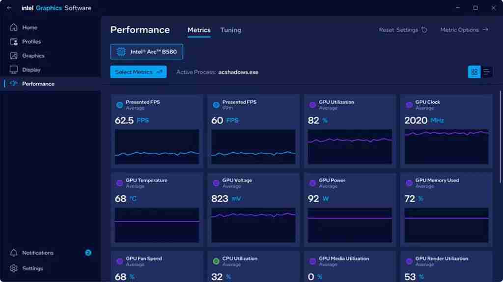 “英特尔图形软件”全新亮相:一体化中心、无缝优化、性能监控调优等