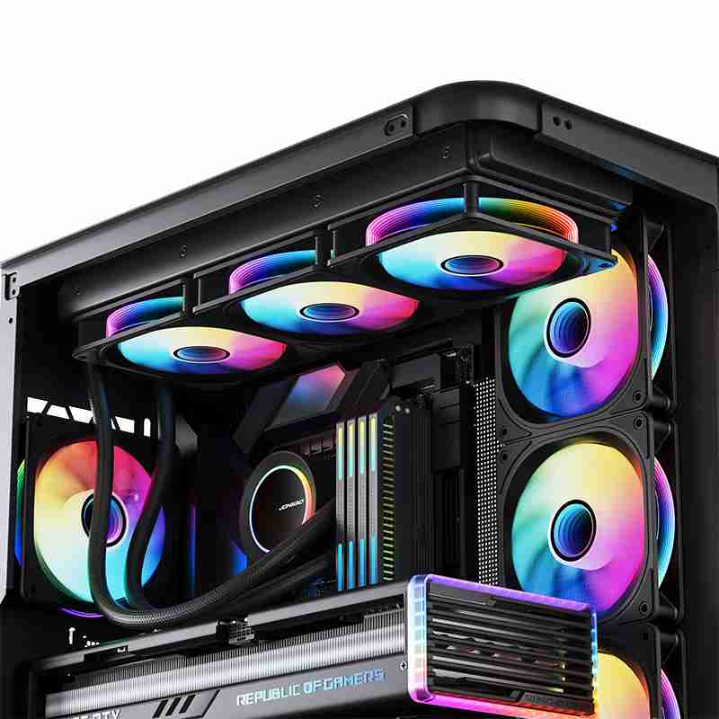 乔思伯 FR-606 系列 12025 规格 ARGB 风扇开售：内框环形灯效，49.9 元