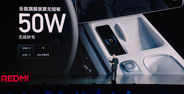 行业独一家!REDMI K80 Pro支持120W快充+50W无线充 6000mAh大电池