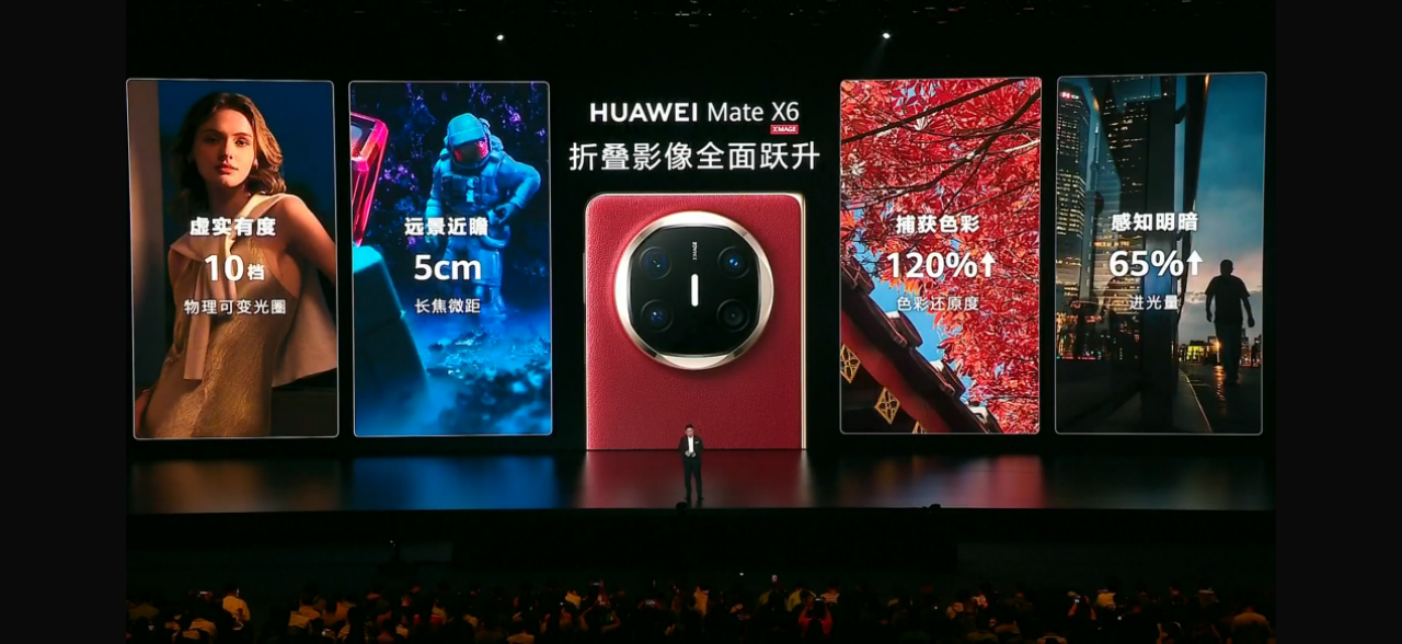 华为 Mate X6 正式亮相华为 Mate 品牌盛典!轻薄之上全能可靠折叠标杆