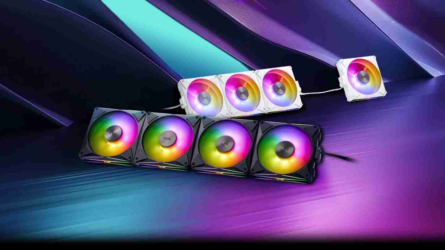 一键控制旋转方向,威刚 XPG 推出 HURRICANE MAG ARGB 风扇四件组