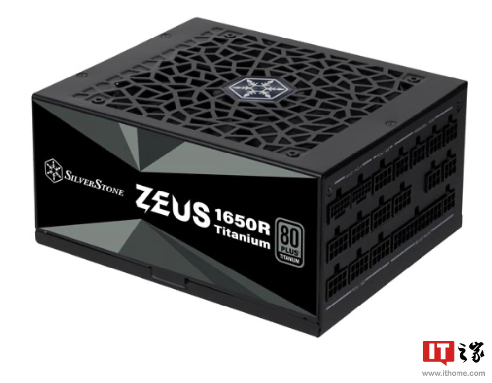 银昕推出 ZEUS 1650R Titanium 钛金电源:135mm FDB 风扇、双 16Pin 供电