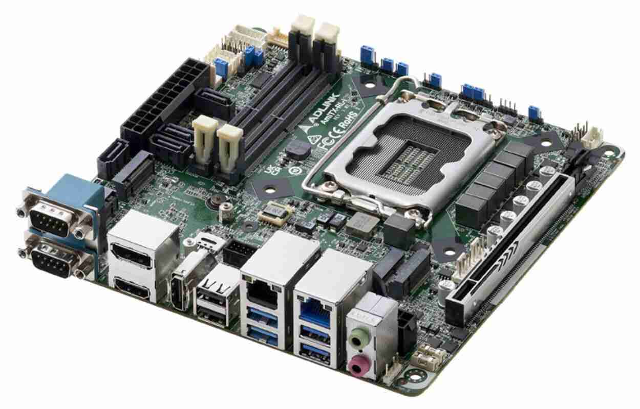 凌华推出两款 AmITX Mini-ITX 主板:双网口,最高支持 64GB DDR5 4800MHz 内存