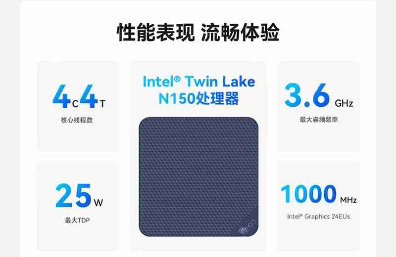 599 元 + 6 期免息:零刻 EQ14 迷你电脑主机上架京东