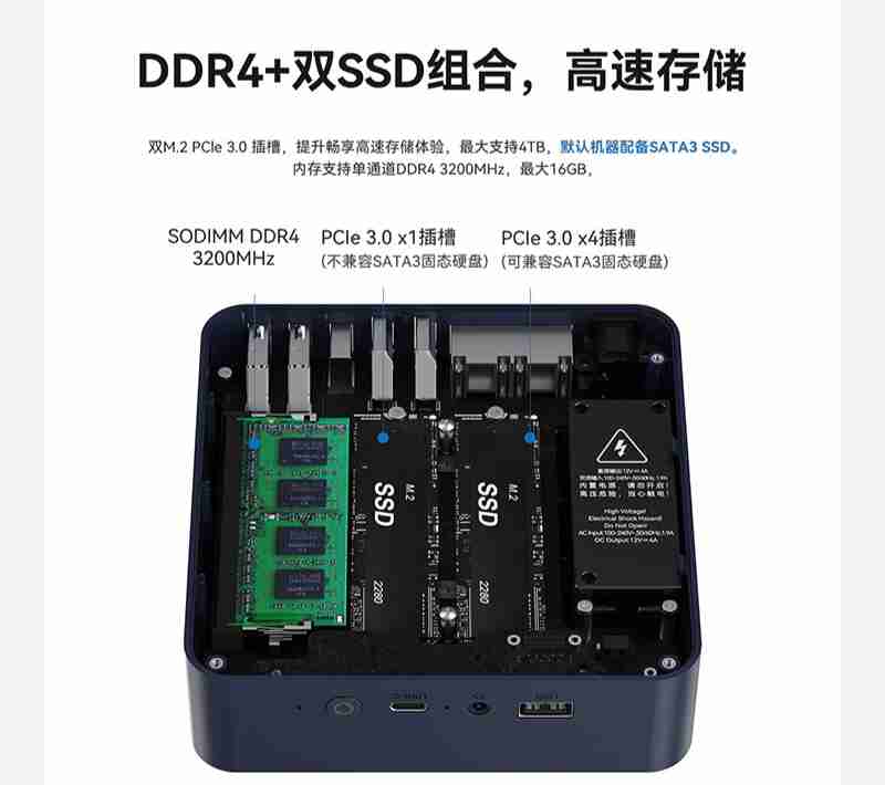 零刻 EQ14 迷你主机发布:英特尔 N150、内置电源,准系统首销 599 元