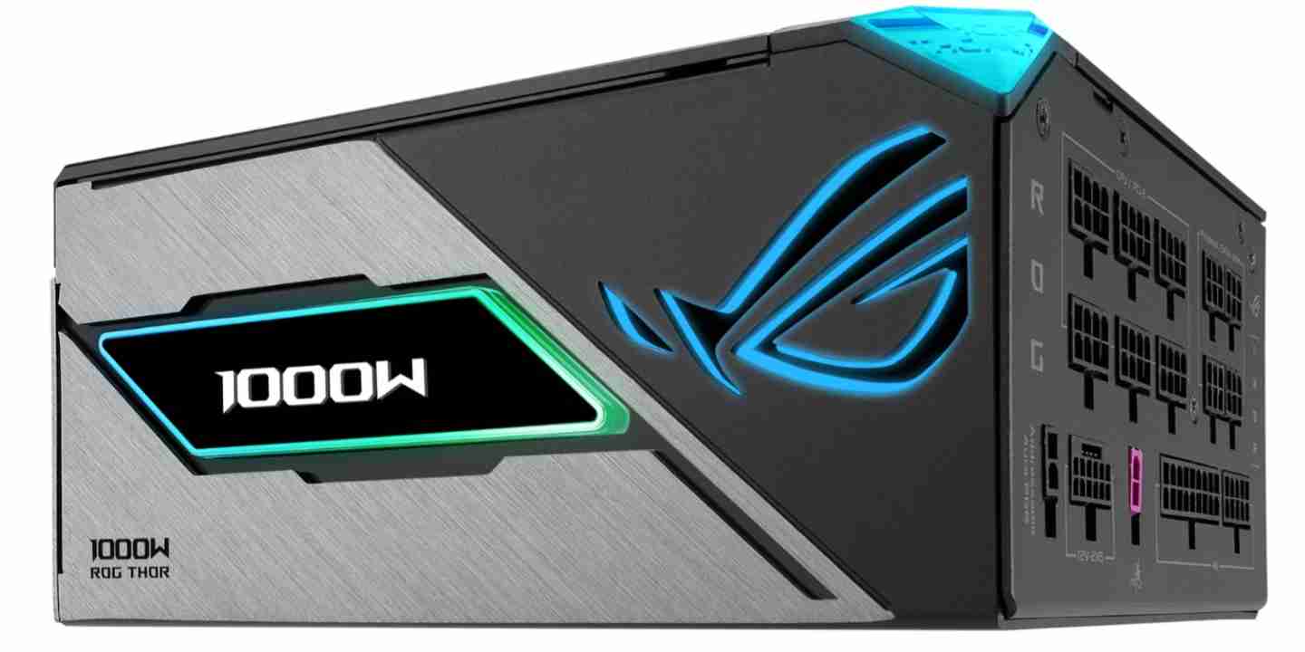 华硕 ROG 雷神 3 代白金牌电源首销:可选 1000W / 1200W,2699 元起