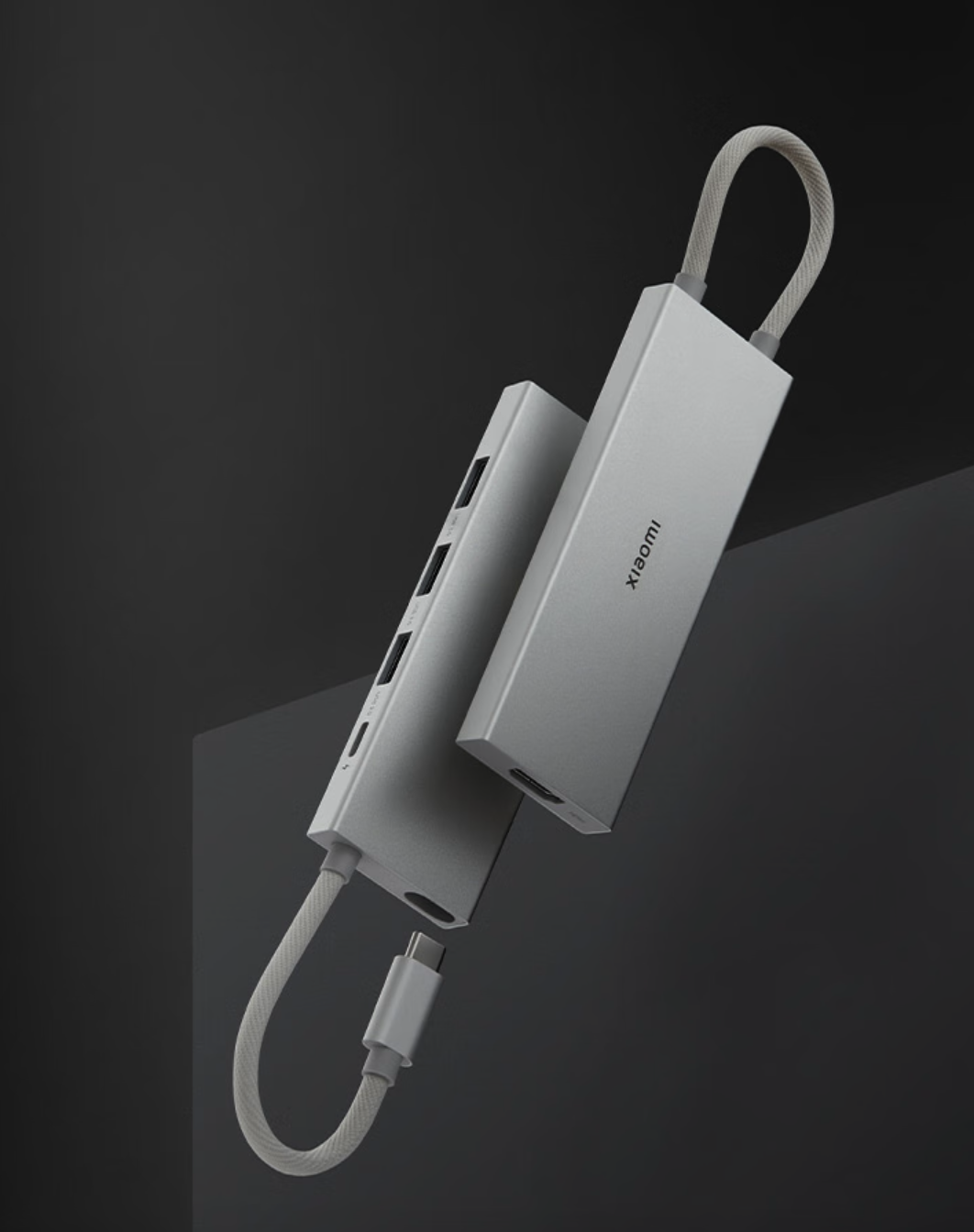 4 口 USB 3.0+4K 高清:小米 Type-C 五合一扩展坞 94 元拼团购