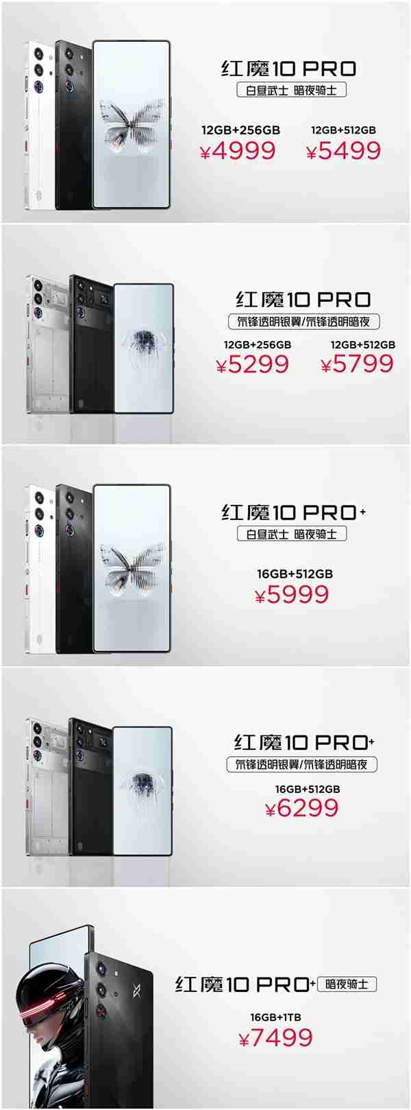 真全面屏迈入1.5K时代!红魔10 Pro系列正式发布:售价4999元起