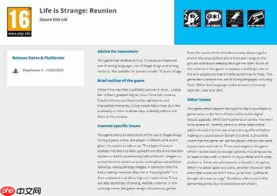 《奇异人生》新作评级意外曝光！麦克斯和克洛伊重聚