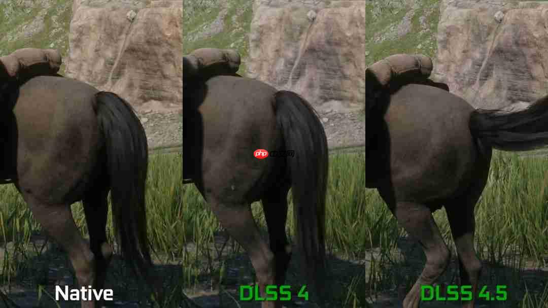 《荒野大镖客2》DLSS 4.5测试 质量模式画质甚至超过了原生分辨率