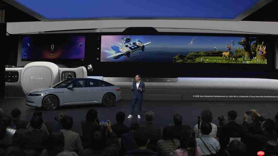 CES：索尼和本田展示电动汽车 本质上是一台PlayStation游戏机