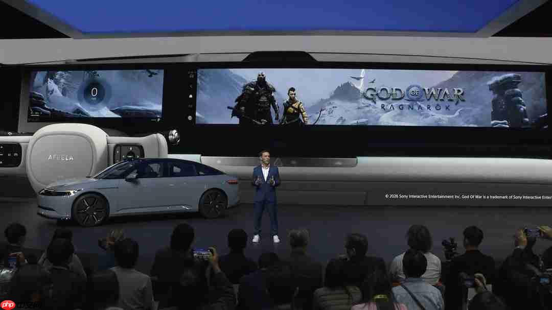 CES：索尼和本田展示电动汽车 本质上是一台PlayStation游戏机
