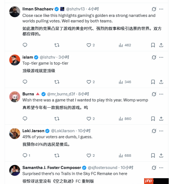 《光与影》拿下IGN年度最佳！由全体玩家投票选择