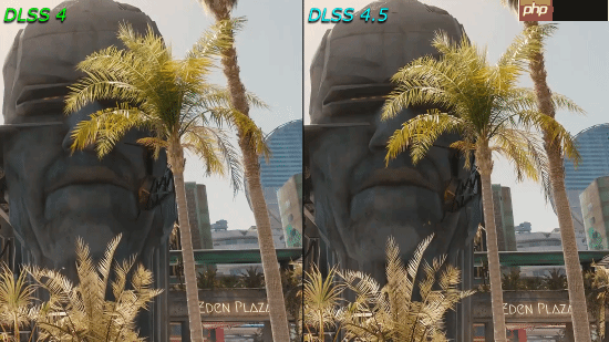 DLSS4.5提升有多大?《赛博朋克2077》画面对比视频来咯