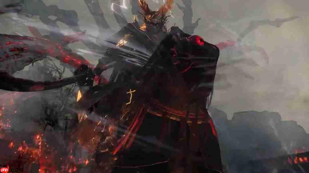 《仁王3》新实机 主角大战妖怪化Boss山县昌景